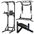 Versatile Home Gym Set - Wall Horizontal Bar, 3-in-1 Horizontal Bar, and Full Horizontal Bar Press 3D model small image 1