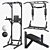 Versatile Home Gym Set - Wall Horizontal Bar, 3-in-1 Horizontal Bar, and Full Horizontal Bar Press 3D model small image 7