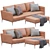 Cassina Privé: Luxurious Sofa 3D model small image 5