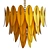 Elegant NIBA Chandelier: 9 Lamp Design 3D model small image 3