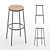 Sleek and Stylish Normann Copenhagen Barstool 3D model small image 1