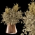 Eternal Blossom Collection: Dried Flower Bouquet 3D model small image 4