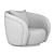 Modern Living Ollie Armchair | Sleek Design, Comfortable Seat 3D model small image 4