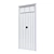 Optimized Exterior Doors v.03 3D model small image 6