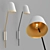 Modern Scandi Tall Wall Light 3D model small image 2