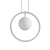 Sleek Glass LED Pendant Light 3D model small image 2