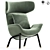 Pedrali ILA: Stylish Armchair for Modern Spaces 3D model small image 1