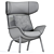 Pedrali ILA: Stylish Armchair for Modern Spaces 3D model small image 3