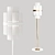 Elegant Liberty Brass Floor Lamp 3D model small image 4