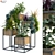 Sleek Greenery Box 190: Easy and Elegant 3D model small image 1