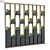 Versatile Vertical Plant Partition Set 3D model small image 1