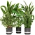 Leafy Vibe - Indoor Plant Collection 3D model small image 1