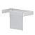 Foldable Wall Mounted Clothes Dryer 3D model small image 3