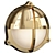 Seabeck Cage Round Bulkhead Sconce 3D model small image 1