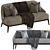 Elegant Atlas Sofa: Stylish & Comfortable 3D model small image 2