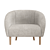 Elegant Scoop Armchair: John Lewis Design 3D model small image 2