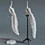 Elegant White Peacock Decoration 3D model small image 8