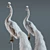 Elegant White Peacock Decoration 3D model small image 9