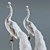 Elegant White Peacock Decoration 3D model small image 13