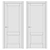 Elegant DORIAN NEO Doors 3D model small image 2