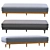 Newport Bench: Modern Elegance for Your Space 3D model small image 3