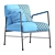 Derry Genuine Leather Armchair: Stylish and Compact 3D model small image 5