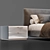 Contemporary King Bed by Minotti - Andersen 3D model small image 4