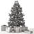 Festive Christmas Green Tree 3D model small image 5