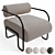 Ardent Chair: A Stylish Creation by Kelly Wearstler 3D model small image 1