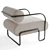 Ardent Chair: A Stylish Creation by Kelly Wearstler 3D model small image 6