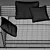 Modern Italian Design: Minotti Roger Sofa 3D model small image 6