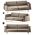 Avana_301 Sofa: Italian Quality by Quadrifoglio Group 3D model small image 1