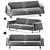 Avana_301 Sofa: Italian Quality by Quadrifoglio Group 3D model small image 2