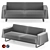 Avana_301 Sofa: Italian Quality by Quadrifoglio Group 3D model small image 4