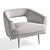 Elegant Millie Chair: Modern 2015 Design 3D model small image 8