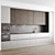 Modern Miele & Gaggenau Kitchen 3D model small image 1