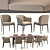 Giorgetti Normal: Stylish Fabric and Leather Blend 3D model small image 1