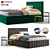 Vienna Hoff Bed: Comfortable and Stylish 3D model small image 1