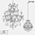 Industrial Style Iron and Glass Pendant Light 3D model small image 2