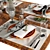 Elegant 4-Piece Table Setting 3D model small image 5