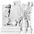 Elegant Decor Set 22: High Quality, Versatile 3D model small image 4