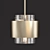 Sleek Moda Glass Pendant 3D model small image 3