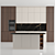 Sleek Modern Kitchen Setup 3D model small image 1