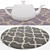 Round Rug Set: Versatile and Stunning 3D model small image 4