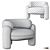 Royal Embrace Armchair 3D model small image 7