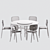 Modern Dining Set: Notes and Tata Young 3D model small image 4