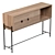 Stylish Oak Console: Clara 3D model small image 2