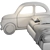 Comfort on Wheels: Bside Car Bed 3D model small image 5