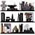 Elegant Decor Shelves 3D model small image 1