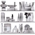 Elegant Decor Shelves 3D model small image 5